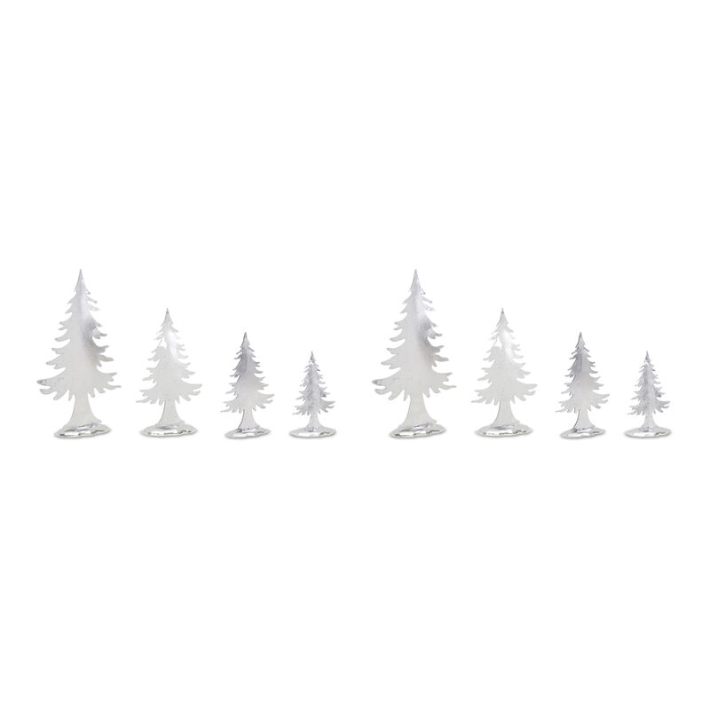 Tree for Holiday Decor, Christmas Display, or Seasonal Home Accent (Set of 8)