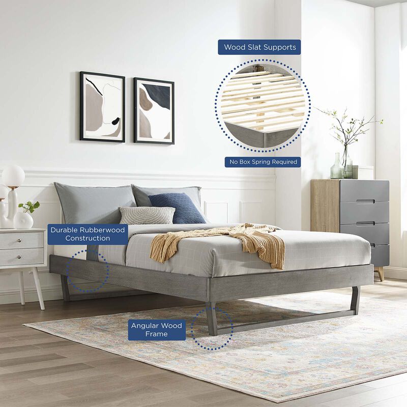 Modway - Billie Queen Wood Platform Bed Frame image number 6
