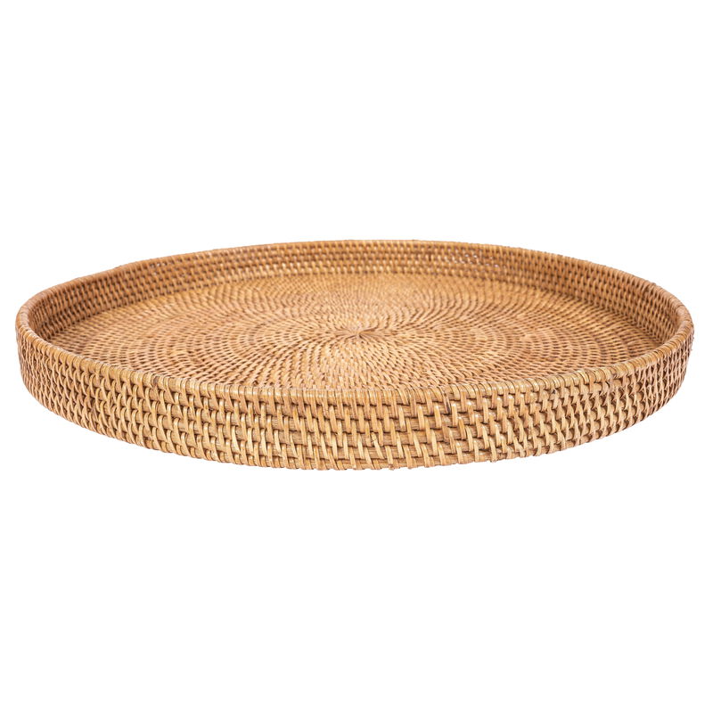 Saboga Home&trade; Round Serving / Ottoman Tray image number 3