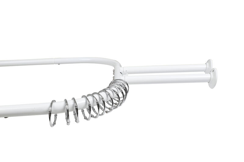 Rustproof Aluminum Hoop Shower Rod image number 3
