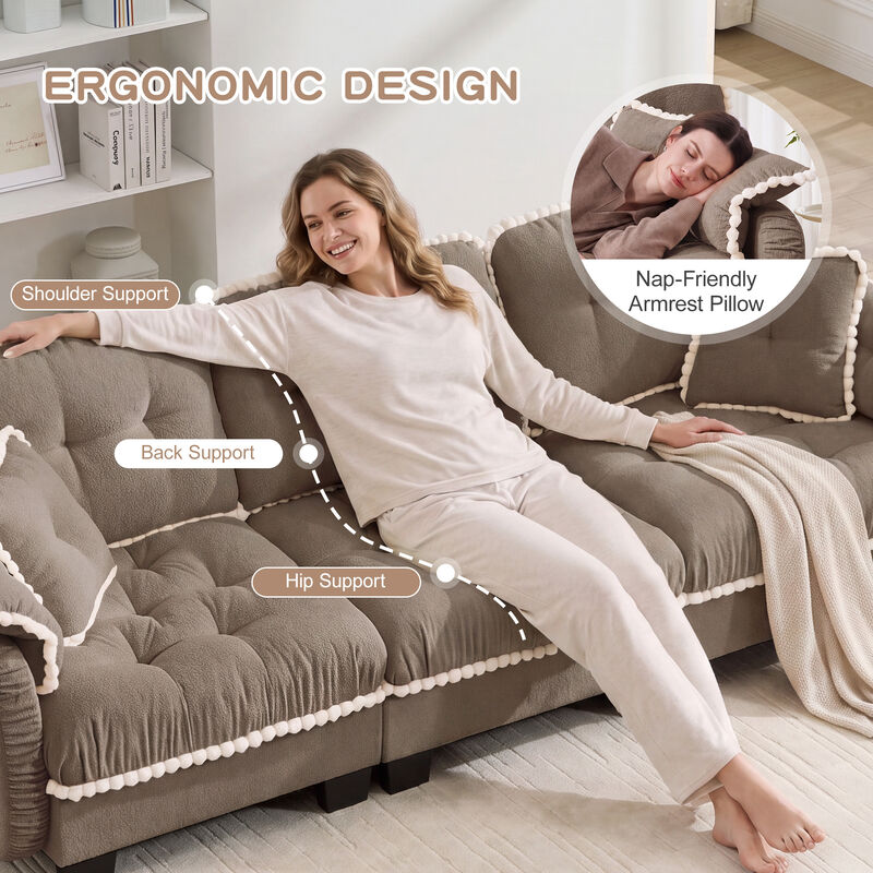 Zambal  L-Shaped Sectional Sofa image number 7