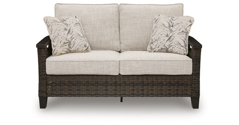 Drakes Beach Outdoor Loveseat with Cushion image number 2