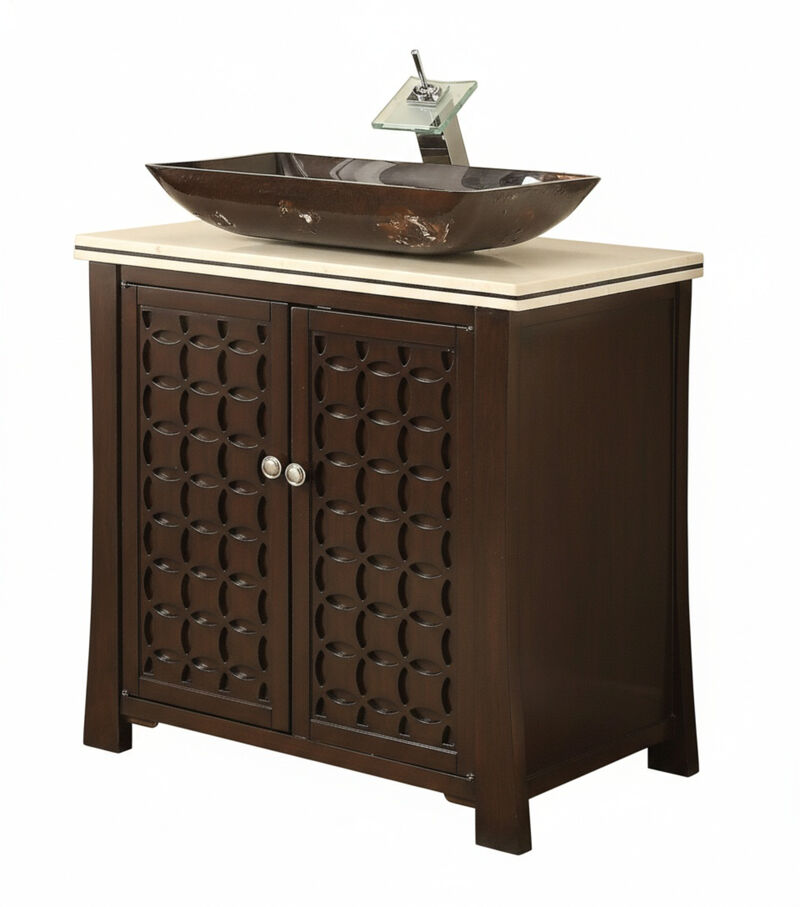 30 Inch Benton Collection Giovanni Vessel Sink Bathroom Vanity image number 1