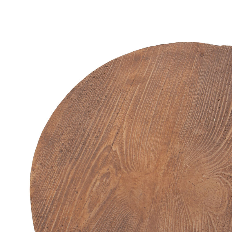 Christopher Knight Home Gorou Rustic Outdoor Three-Legged Lightweight Concrete Side Table image number 6