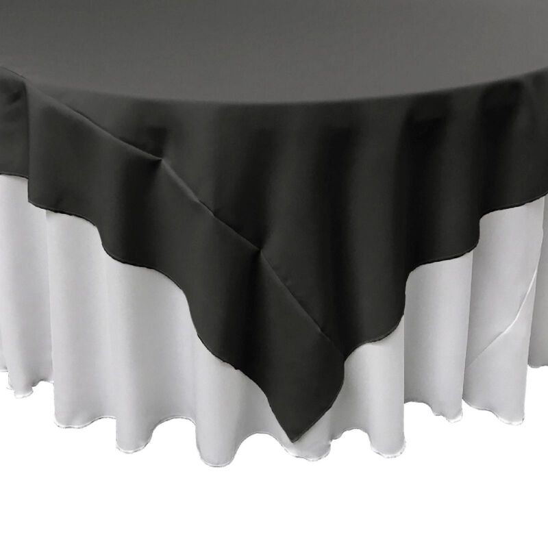 72-Inch Square Table Cover in Polyester Poplin for Kitchen or Parties image number 2
