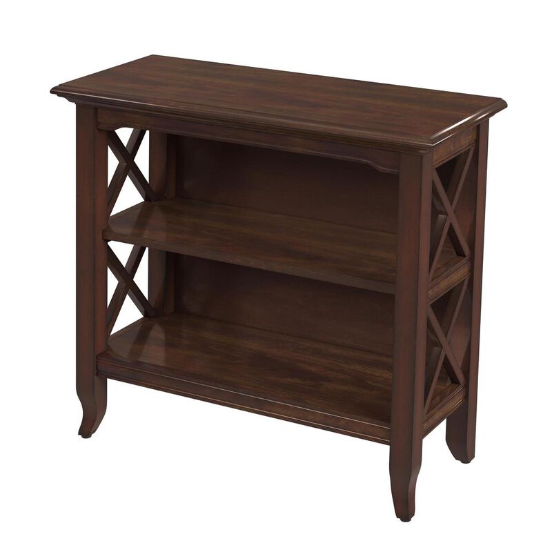 Butler Specialty Company Newport 32W 2 Shelf Bookcase, Dark Brown
