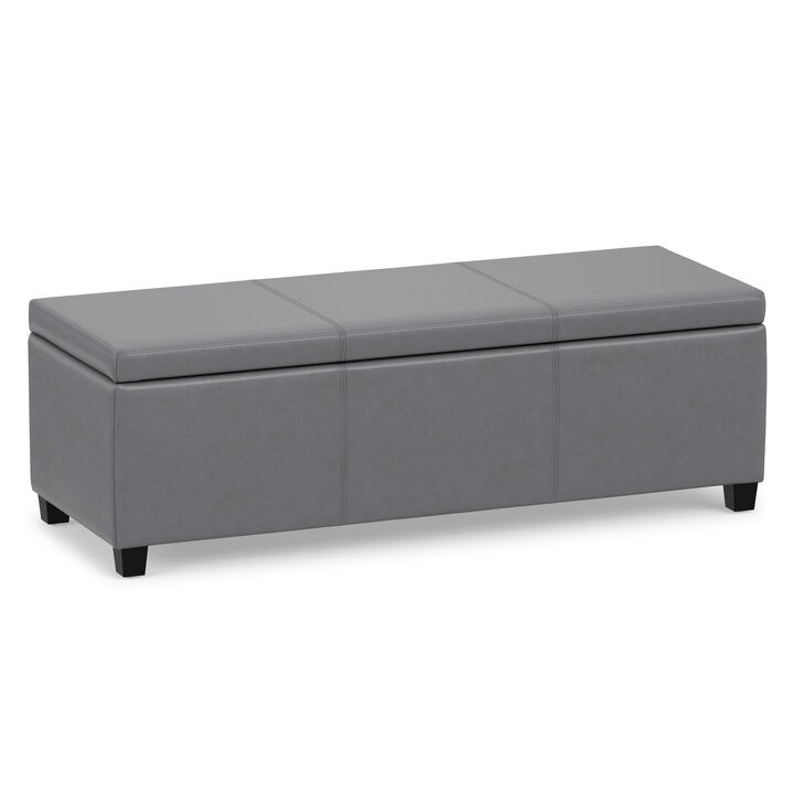 Simpli Home Avalon Storage Ottoman Bench