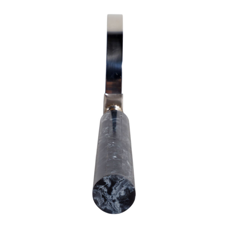 9x4" Marbled Handle Magnifying Glass, Black/white image number 2