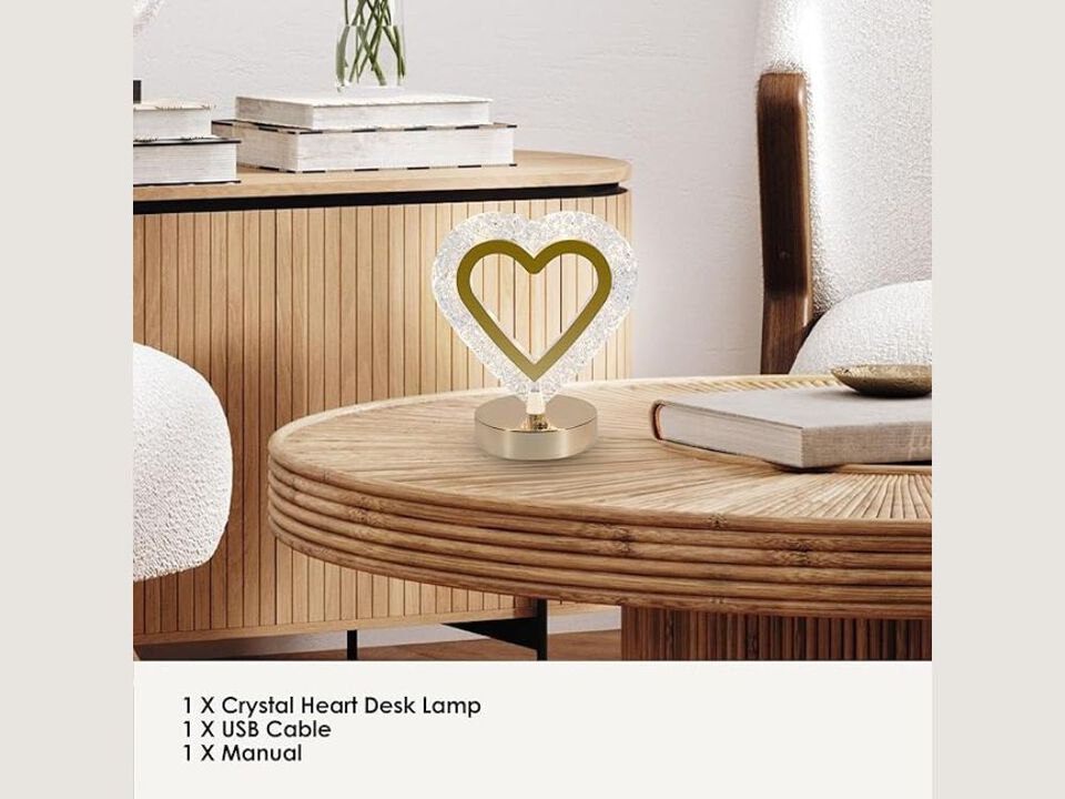 Night Lamp &ndash; LED Touch Bedside Light, Stepless Dimming, USB Rechargeable 800mAh