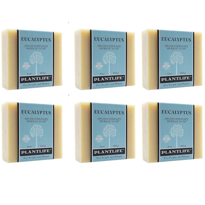 Plantlife Bar Soap - Eucalyptus 6 Pack