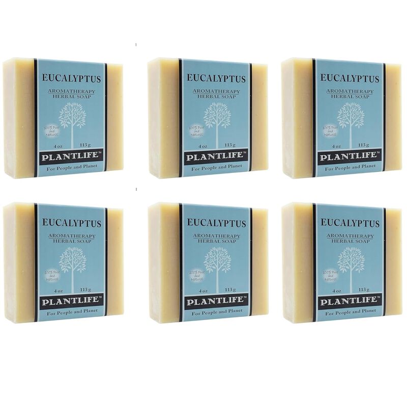 Plantlife Bar Soap - Eucalyptus 6 Pack image number 1