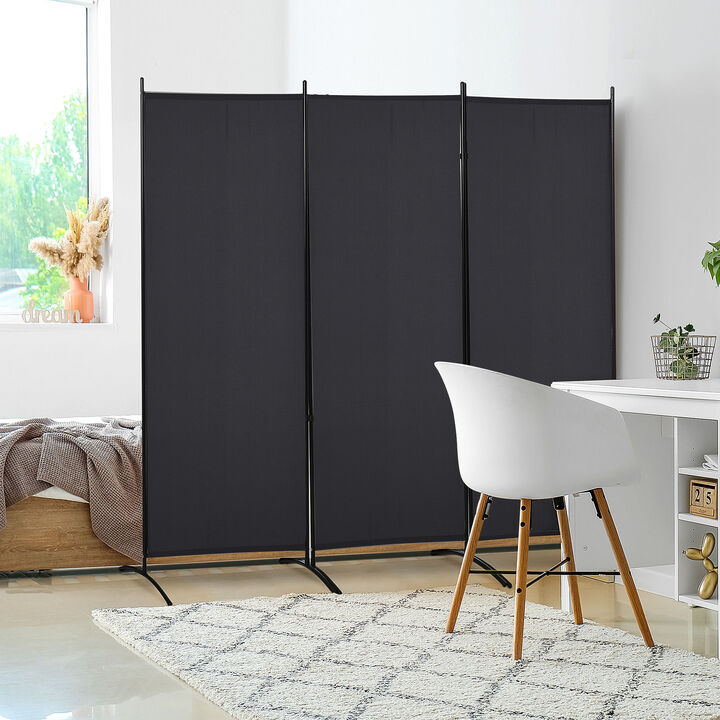 Hivvago 3-Panel Indoor Privacy Screen for Home Use
