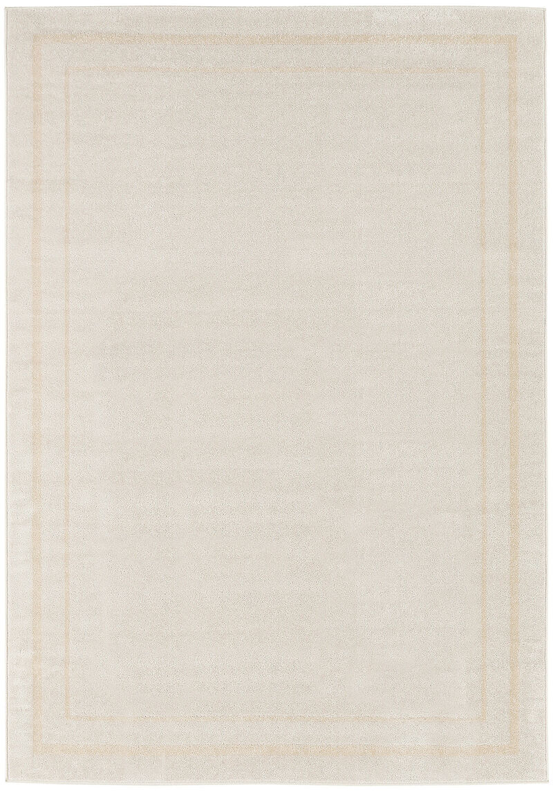 HomeRoots 5' X 7' Ivory And Gold Indoor Outdoor Area Rug image number 2