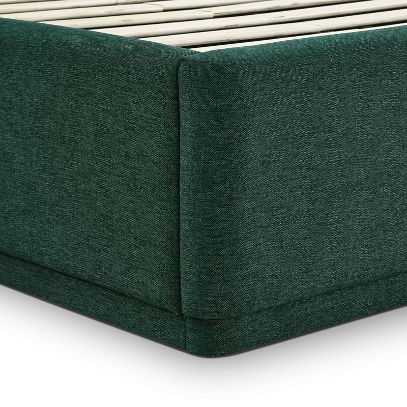 Parker Green Performance Velvet King Bed image number 7
