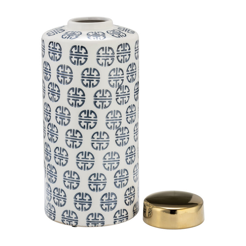 Modern Ginger Jar Navy/White image number 2