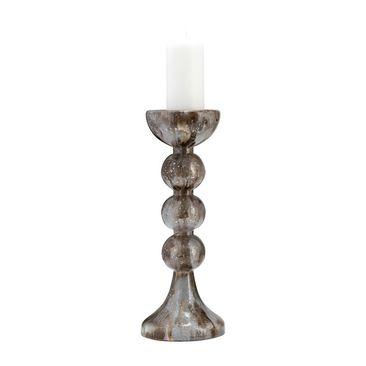 Bubbly Glass Candle Holder