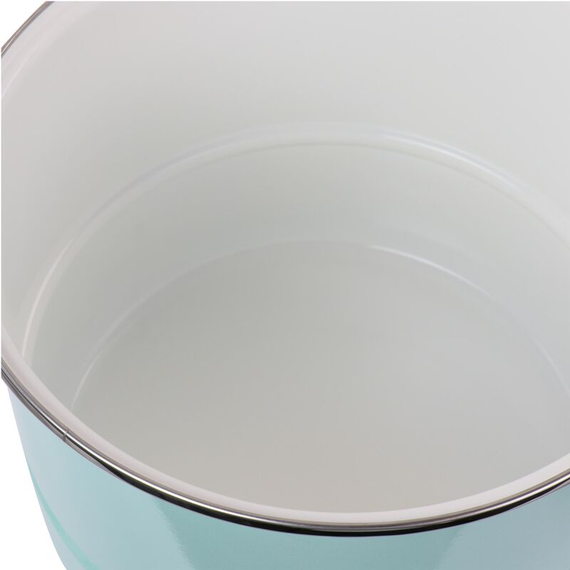 Martha Stewart 16 quart Turquoise Steel Steamer Pot