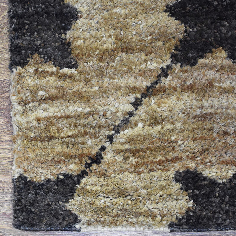 HAND KNOTTED JUTE ECO-FRIENDLY Contemporary AREA RUGS  - Rectangle Contemporary, High Pile, Natural Fiber, Outdoor Indoor Handmade Area Rugs for Living Room (J00070) image number 4