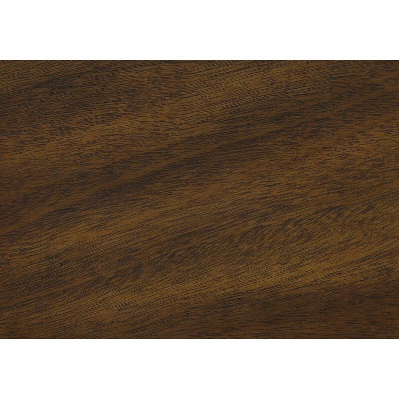 Monarch Specialties I 3988 - Accent Table, End, Side Table, Square, Nightstand, Bedroom, Lamp, Brown Veneer, Transitional