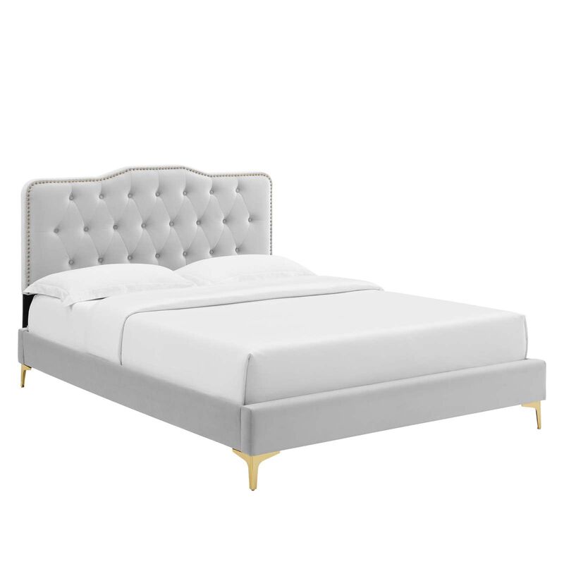 Modway Amber Platform, Twin, Light Gray image number 0