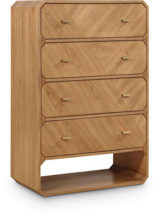 Meridian Furniture Parker Natural Ash Veneer Chest