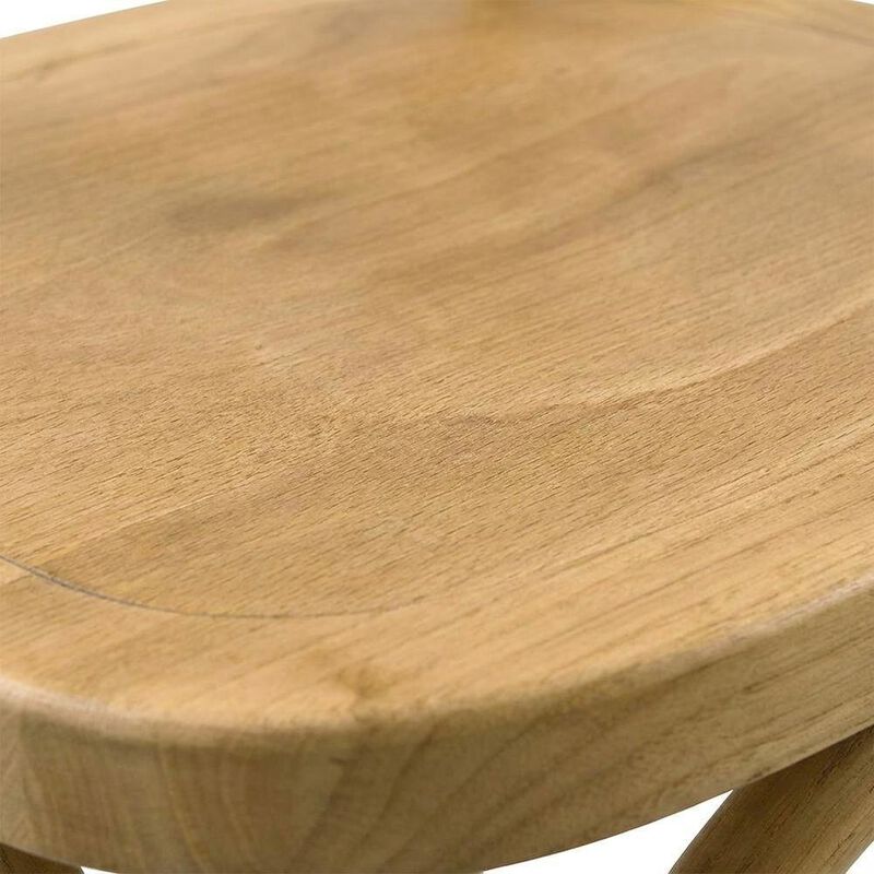 Solid Wood Dining Side Chair with Cushioned Seat for Dining Room, White image number 6