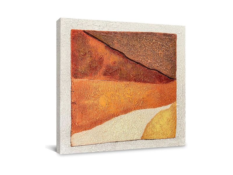 Boho Abstract Canvas Wall Art Minimalist Textured Painting Decor for Home Office image number 0