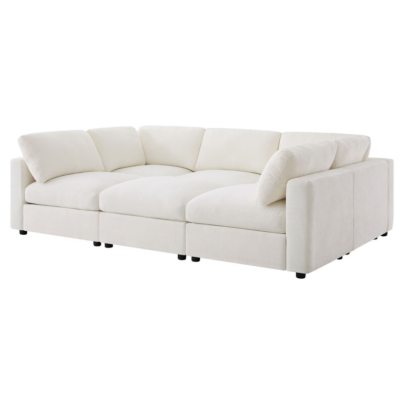 129" Modular Sectional Sofa image number 8