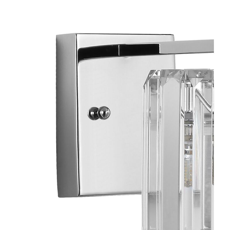 Coco Prism Vintage Metal/Glass Classic Glam LED Vanity Light