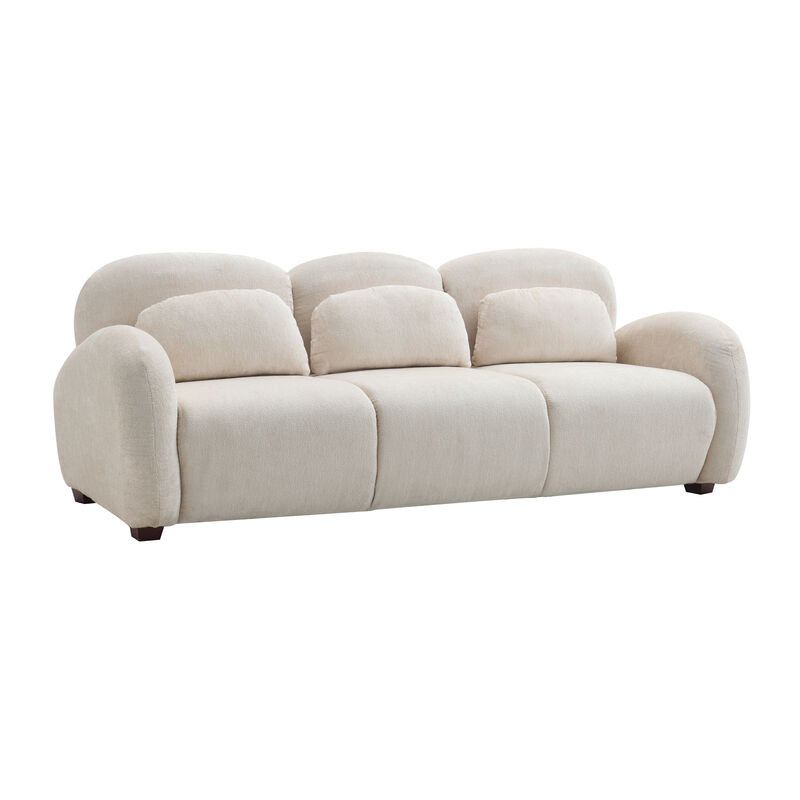 Scurra 3 Seater Boucle Sofa image number 2