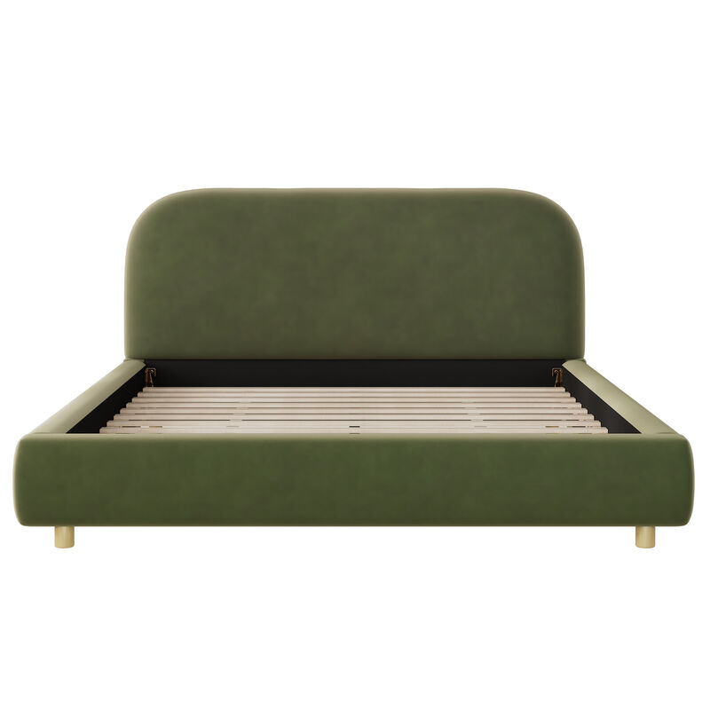 TATEUS Upholstered Platform Bed image number 0