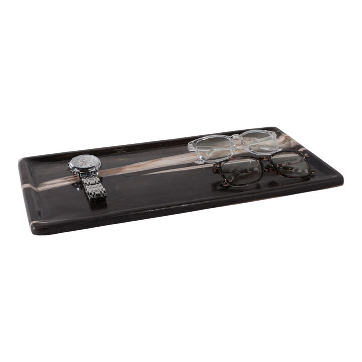 16x8" Petrified Wood Tray