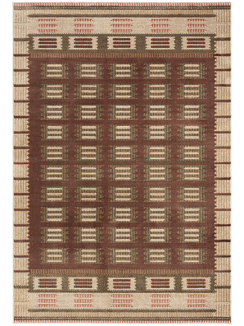 Nordic NRC16 Rust 4' x 6' Rug