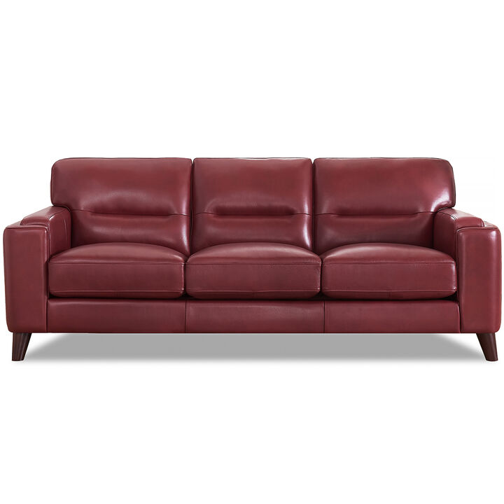 Elm Top Grain Leather Sofa