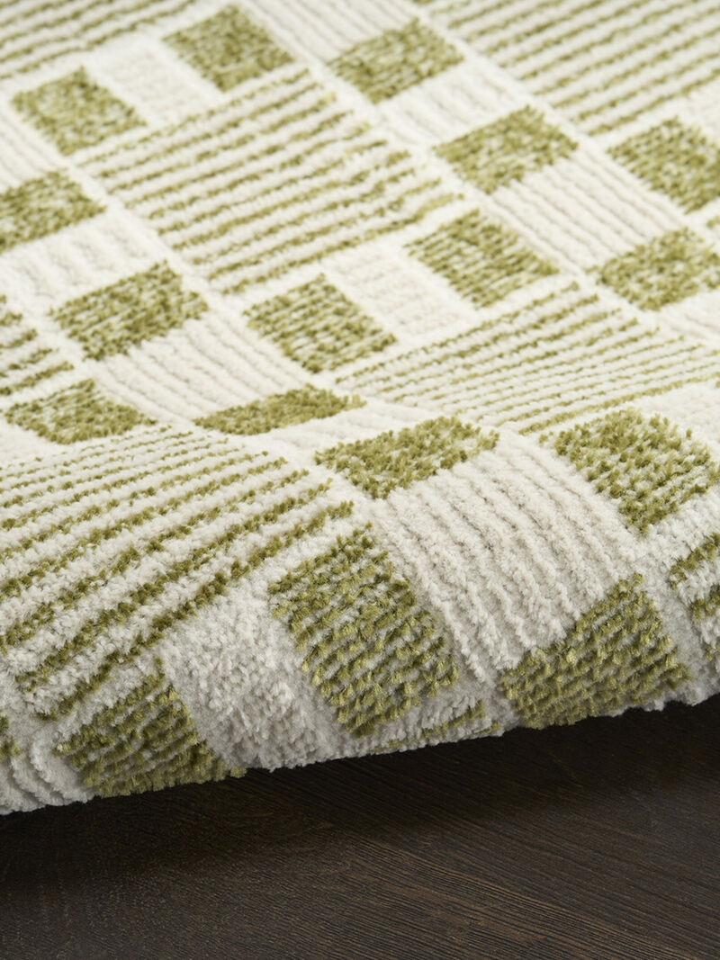 Nordic NRC13 Green 2' x 6' Rug