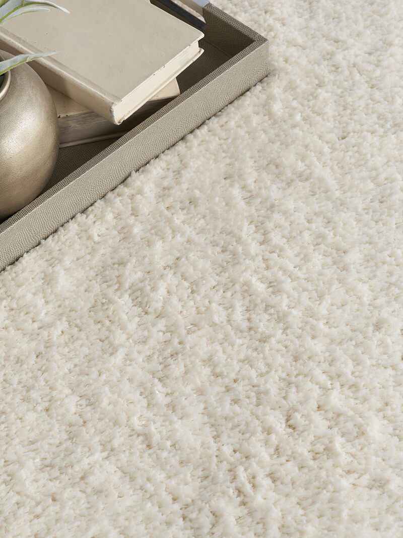 Dreamy Shag DRS05 Ivory 6'7" x 9'2" Rug image number 6