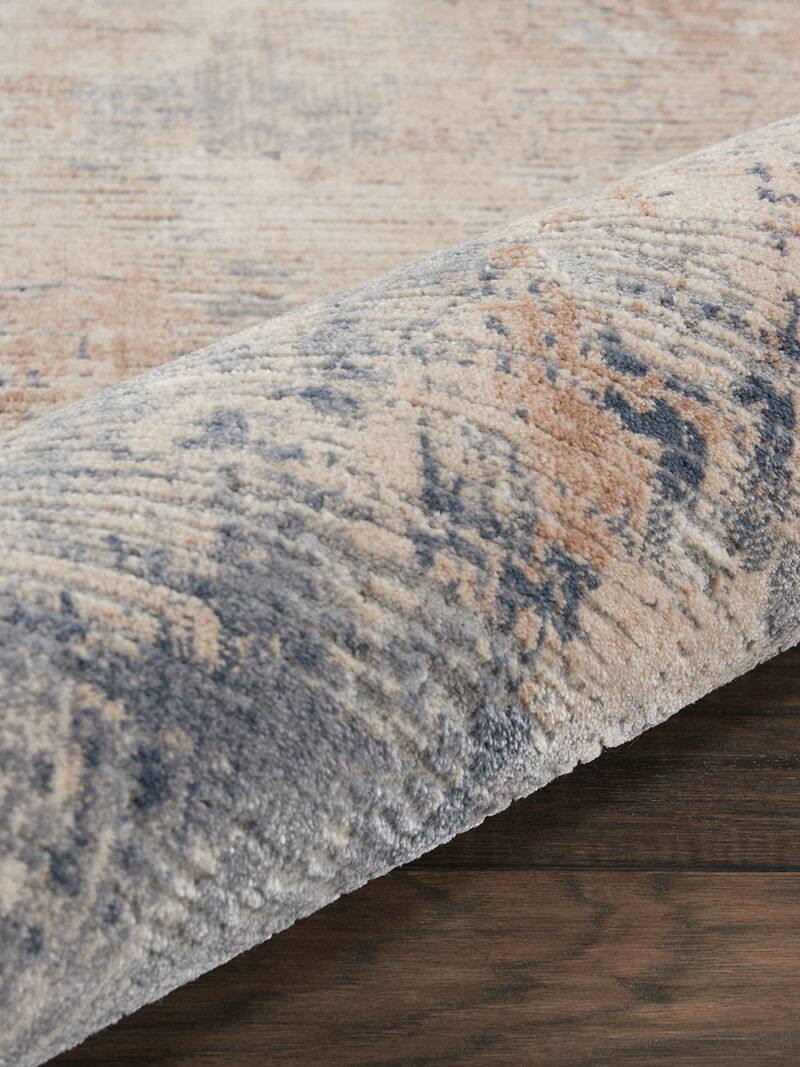 Rustic Textures RUS05 Beige/Gray 3'11" x 5'11" Rug