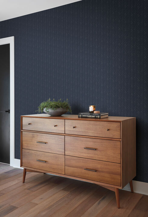 Magnolia Home Pick-Up Sticks Blue Peel & Stick Wallpaper