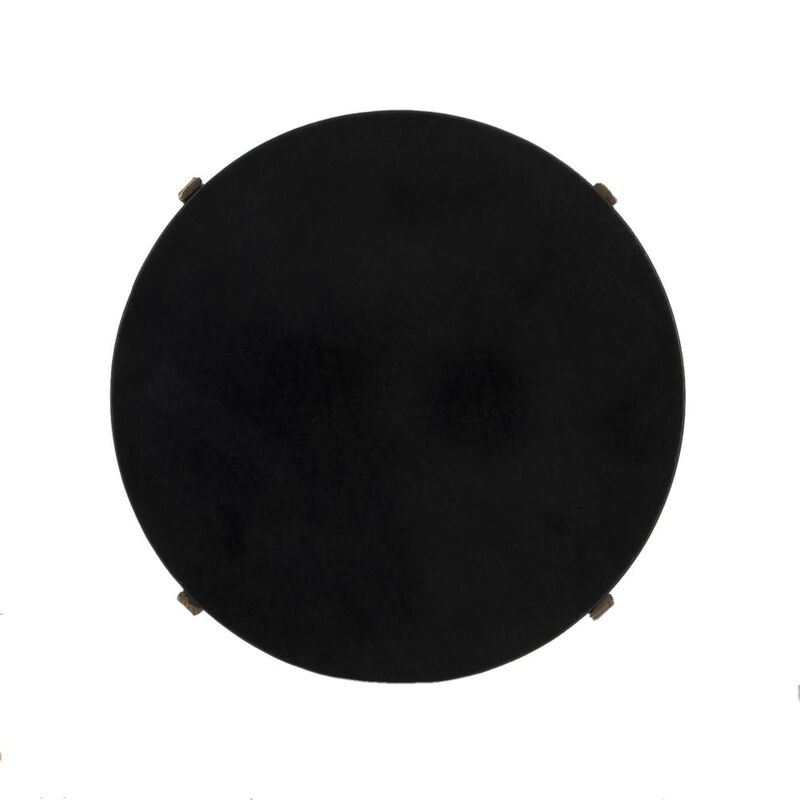 Butler Specialty Nigella Granite Cross Legs Side Table, Multi-Color