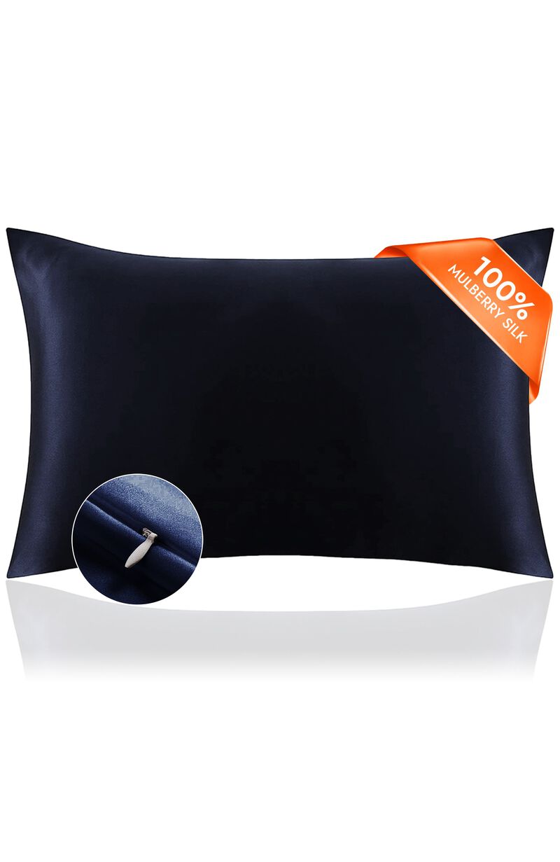 22Momme Mulberry Silk Hidden&nbsp;Zipper Pillowcase