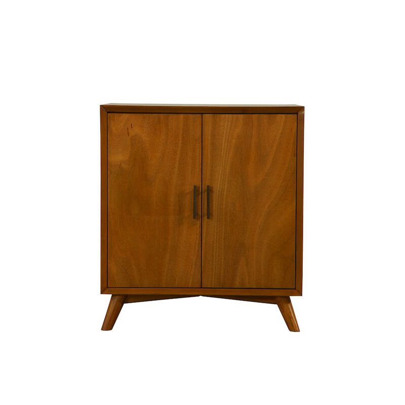 Alpine Furniture Flynn Small Bar Cabinet, Acorn image number 0