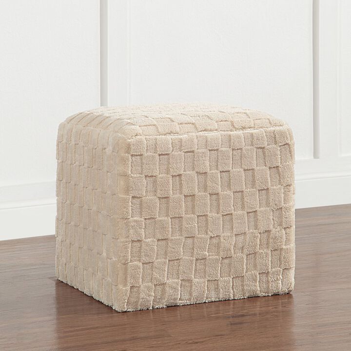 Renwil Jenkins Ottoman In Cream Color