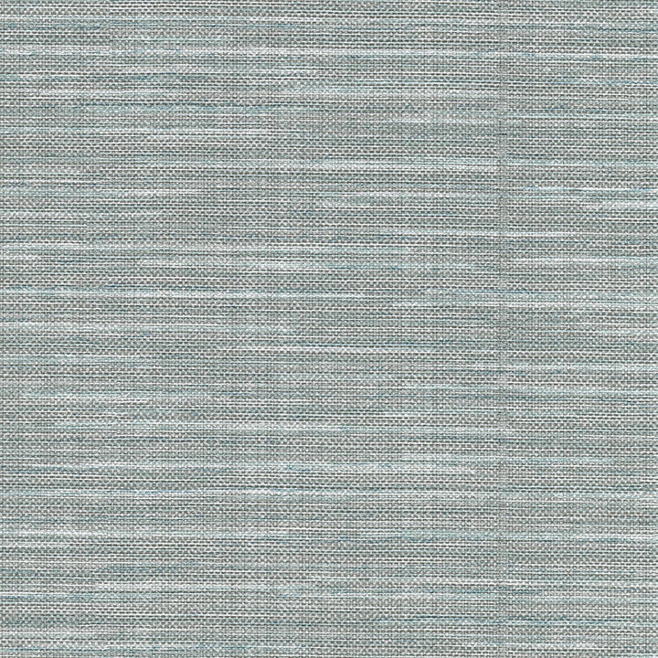 Bay Blue Linen Texture Wallpaper