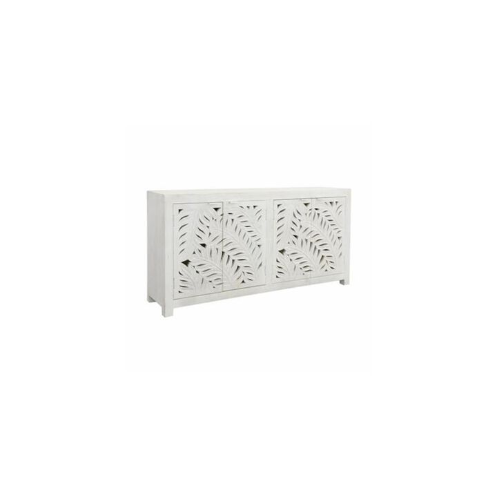 World Interiors Isla 70" Sideboard in Distressed White
