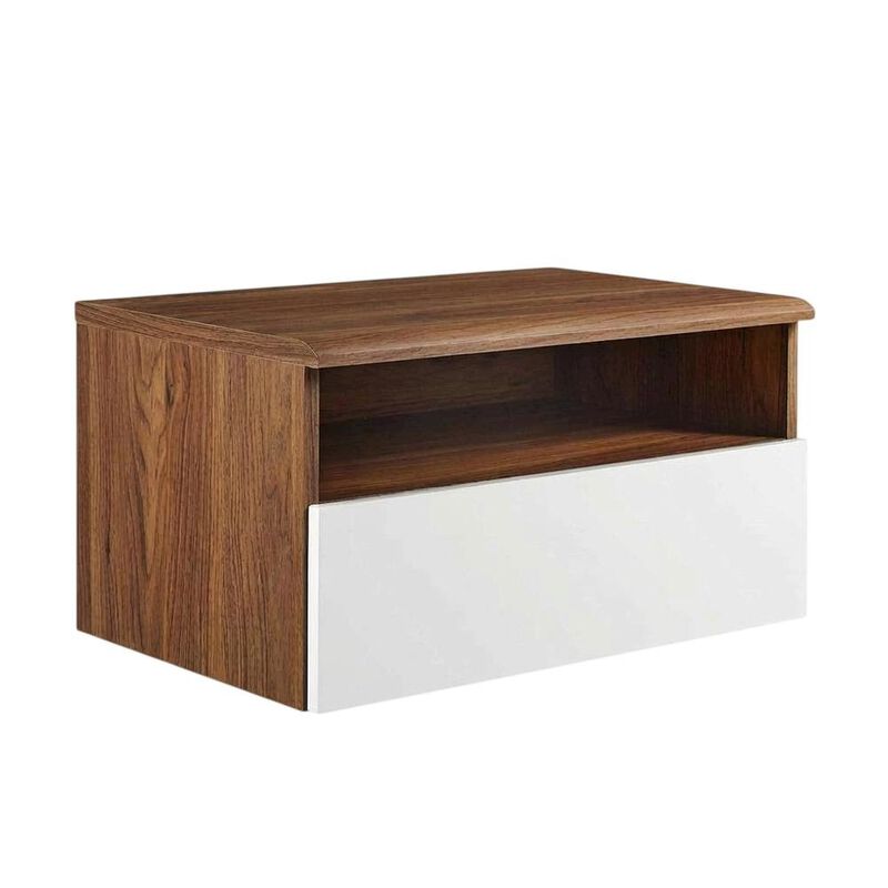 Wall Mount Nightstand with Sleek Design and Compact Size image number 0