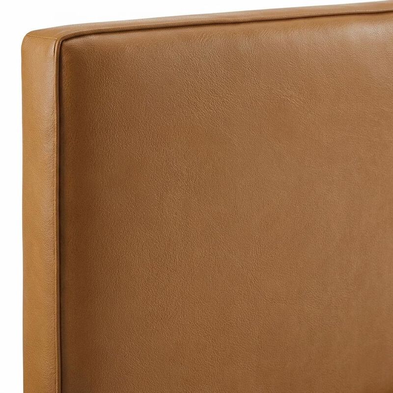 Vegan Leather Full Headboard with Smooth Finish and Durable Construction image number 4