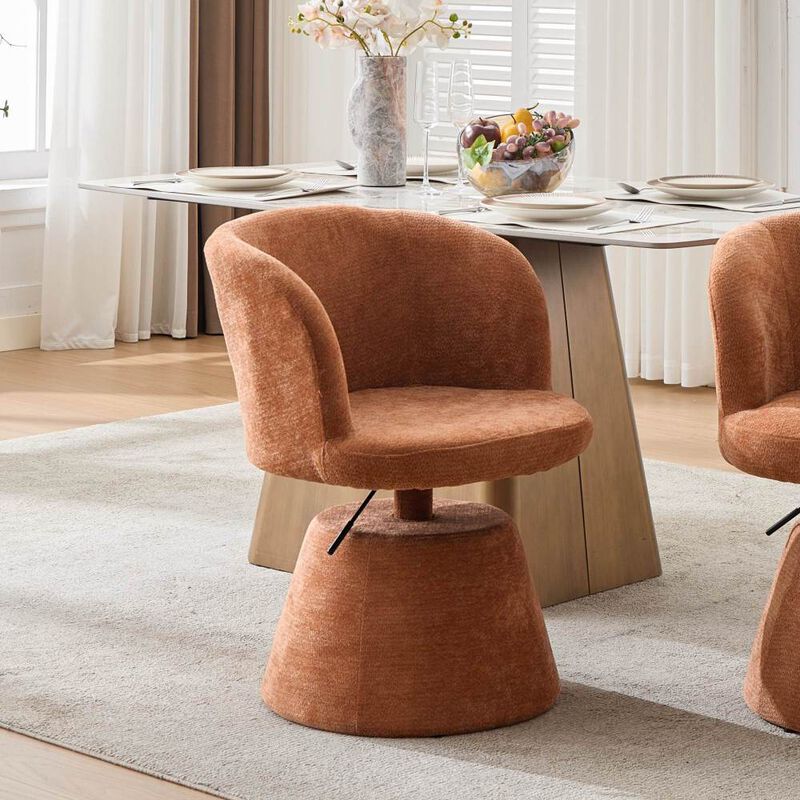 Haxcuk Chenille Upholstered Vanity Chair image number 3