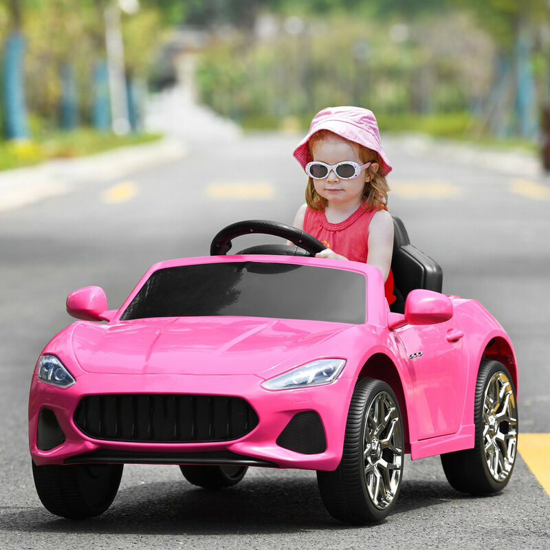 12V Battery Powered Kids Ride-On Truck with Remote Control and Lever image number 6