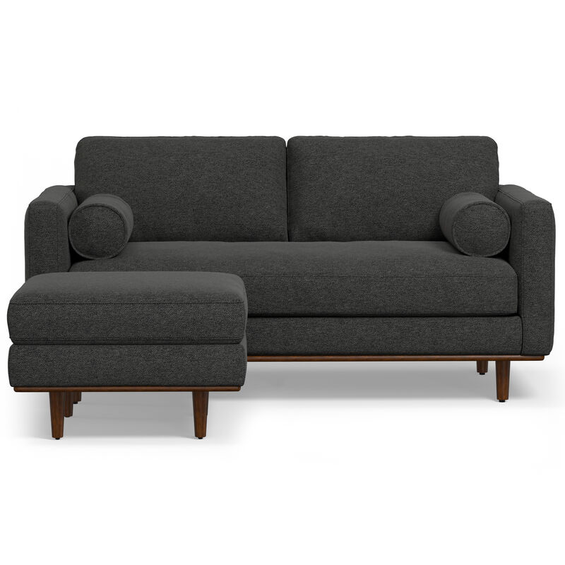 Simpli Home Morrison Sofa and Ottoman Set image number 7