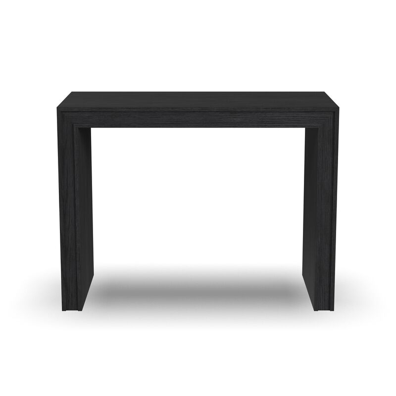 Waterfall Black Accent Table